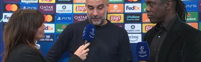 天博体育平台-瓜迪奥拉：我们要祝贺皇马，第二回合我们会再次发起挑战